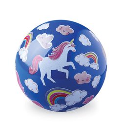 Crocodile Creek® - Piłka 10 cm, wzór jednorożce