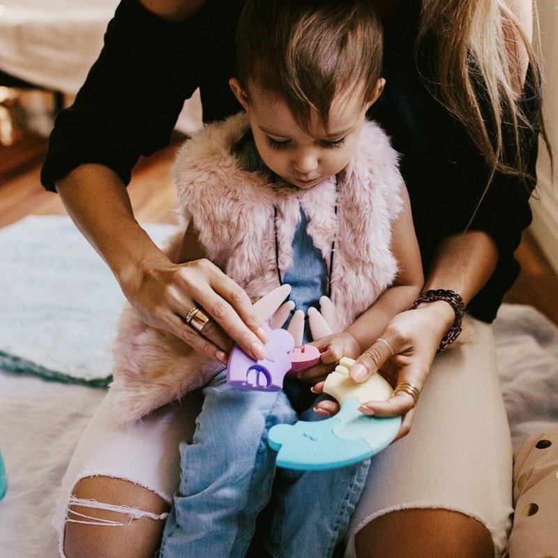 Jellystone Designs - Pierwsze puzzle sensoryczne, pastelowe kółko, Jellystone Design