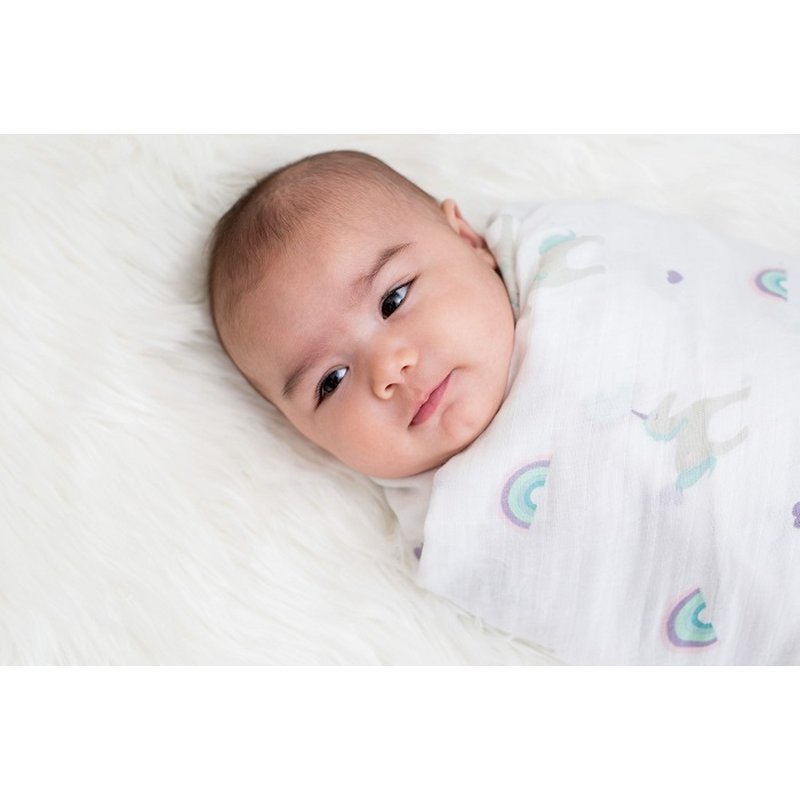 Lulujo Kocyk Muślinowy Jednorożec