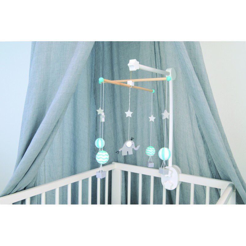 JaBaDaBaDo - Drewniany uchwyt do karuzeli, naturalny