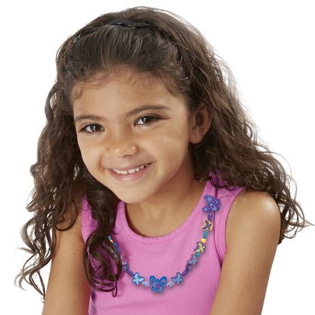 Duplikat# Melissa&Doug® - Melissa, Zestaw drewnianych koralików – motylki