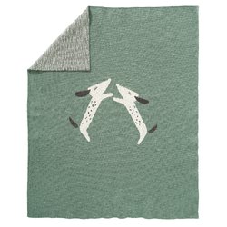 Fresk Tkany kocyk z bawełny organicznej 80 x 100 cm Dachsy FRESK