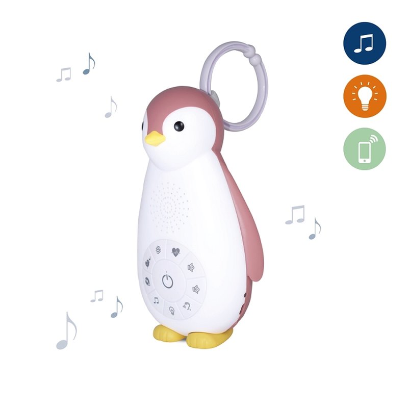 Zazu Kids - Zazu ZOE Usypianka Bluetooth Pingwin Pink