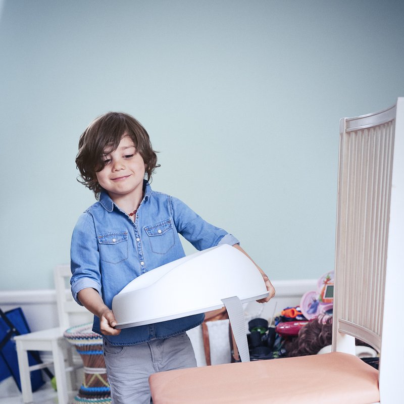 BABYBJORN – nakładka na krzesło, Biała