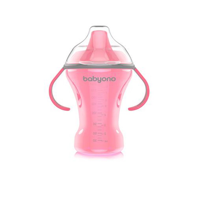 BABYONO - 1457 Kubek niekapek z twardym ustnikiem NATURAL NURSING 260ml