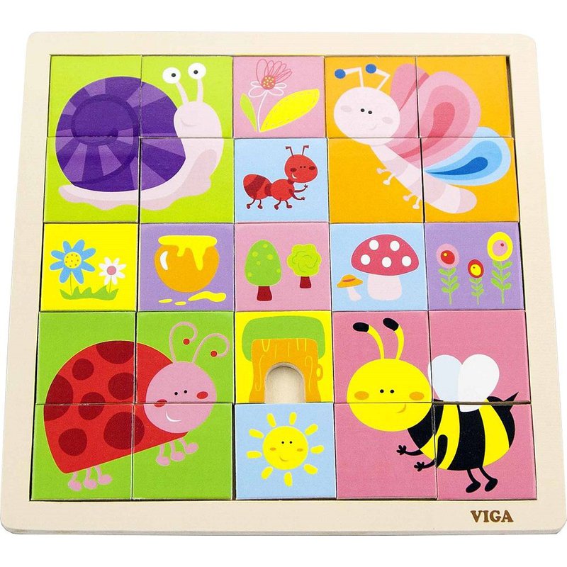 Viga - Mozaika wesołe robaczki