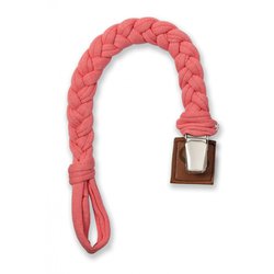 Hi Little One - warkoczykowa zawieszka do smoczka Pacifer holder Coral