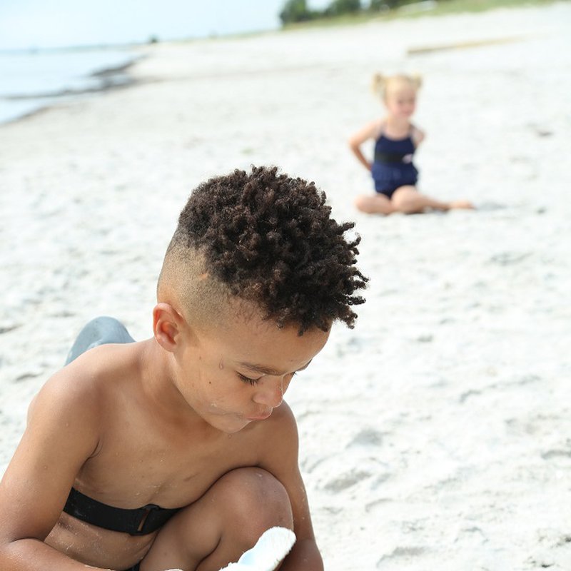 Funkit world - Silikonowe Foremki do piasku 4 szt. Scrunch - Pudrowy Róż